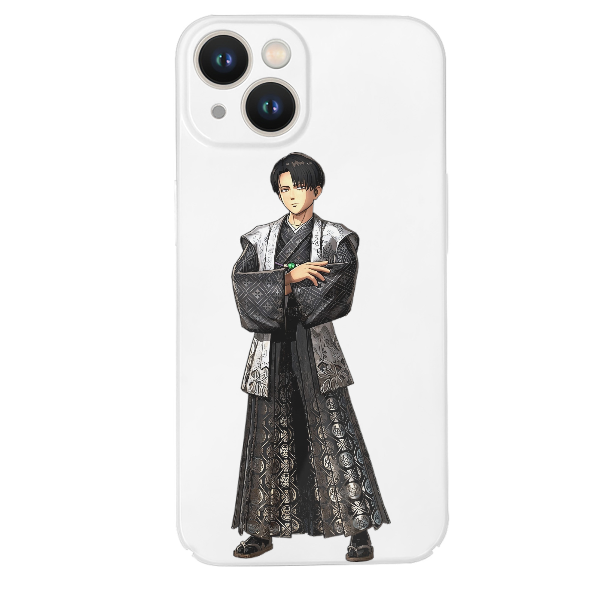 （画像用） 進撃の巨人 リヴァイ·アッカーマン Attack on Titan Levi Ackerman 【iPhone 14シリーズ対応】ハードケース